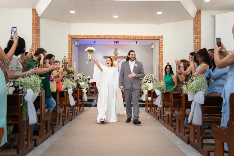 Casamento na Paróquia Santo Antônio de Pádua – Mariana e Murilo