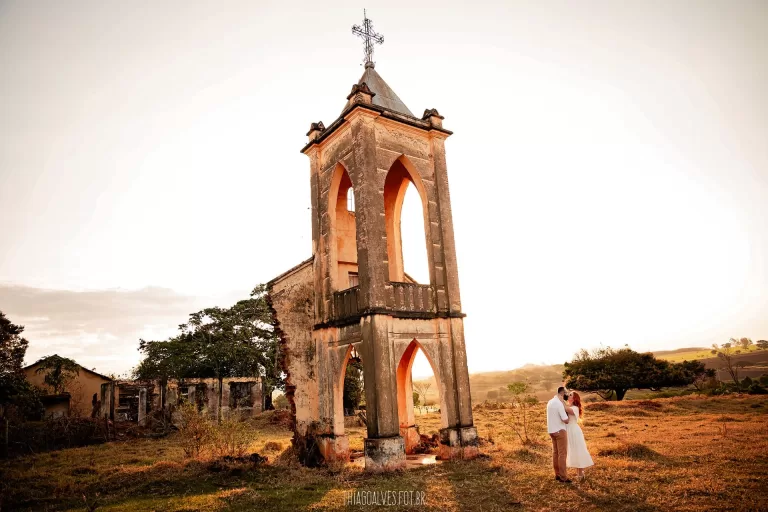 Pré Wedding na Igreja em Ruinas – Marina e Pedro